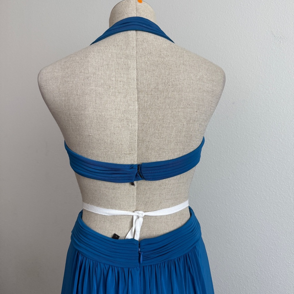 BCBGMAXAZRIA Jordana Cutout Gown - Starlight Blue - Picture 5 of 14